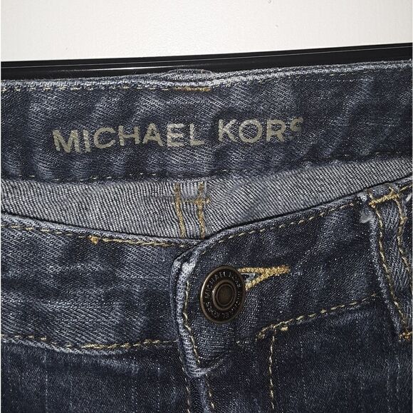 Michael Kors Dark Wash Jeans Size 8 - Picture 2 of 7